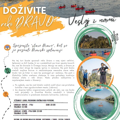 Doživite reko Dravo